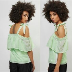 NWT Puma Xtreme Off the Shoulder Tank, SZ L.